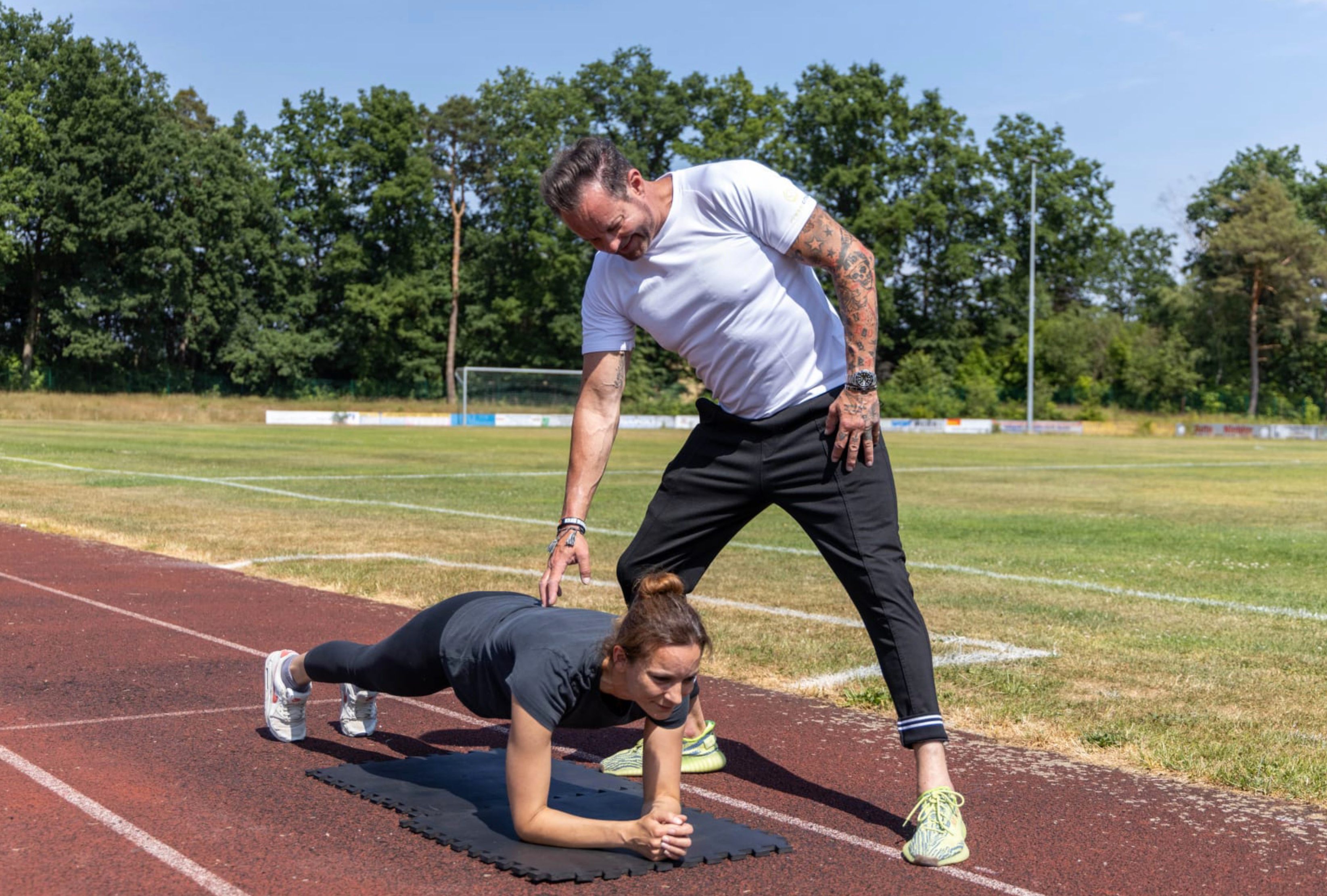 Personal Training Recklinghausen Gordon Handle - Liegestützen Coaching